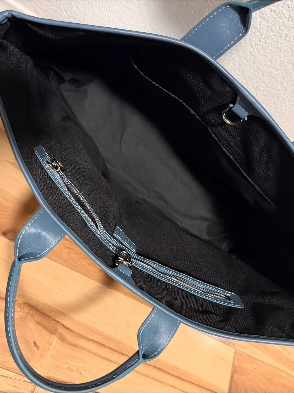 Louis Vuitton Style Blue Monogram Canvas Jeans 2way Tote Bag